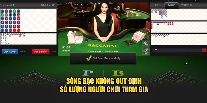 Cách Chơi Baccarat - Mẹo Cược Casino KUBET Luôn Thắng Lớn 2 Sòng bạc không quy định số lượng người chơi tham gia